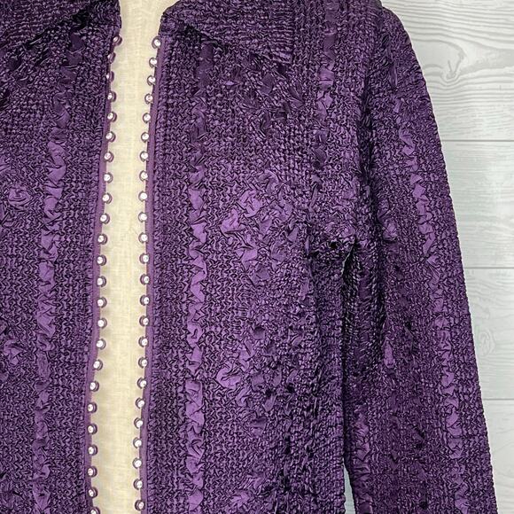Magic It Fits Rhinestone Zipper Jacket size M/L - Picture 6 of 8